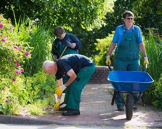 Arbeit Gartenbau